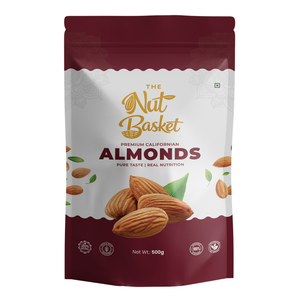 TheNutBasket Premium Almonds 500gm
