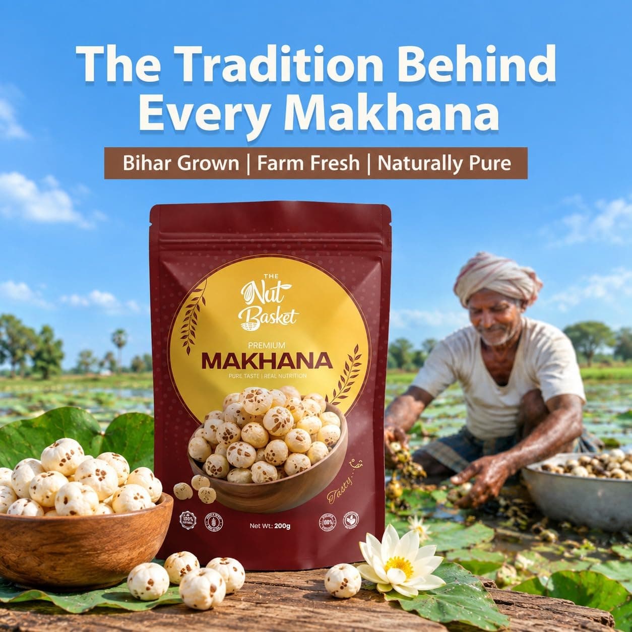 Premium Phool Makhana — Raw Jumbo Fox Nuts — image 8