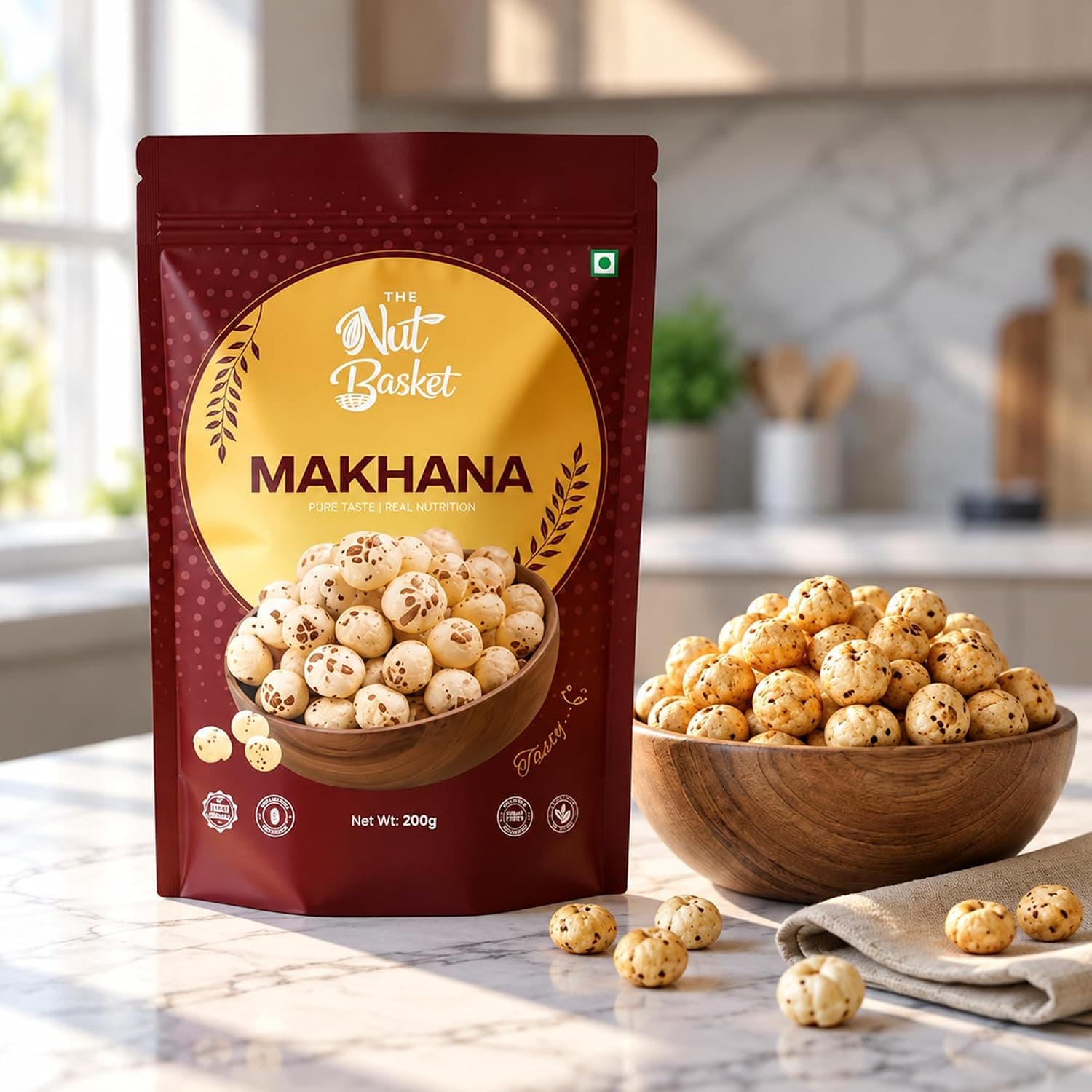 Premium Phool Makhana — Raw Jumbo Fox Nuts — image 4