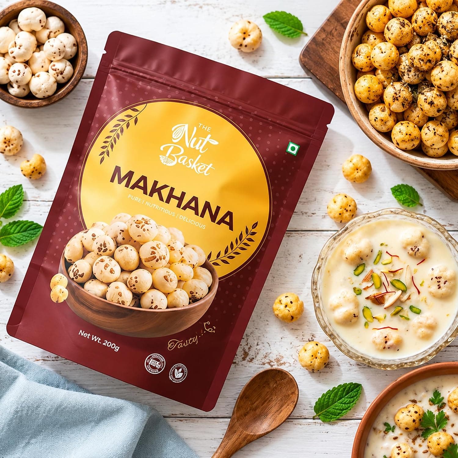 Premium Phool Makhana — Raw Jumbo Fox Nuts — image 3