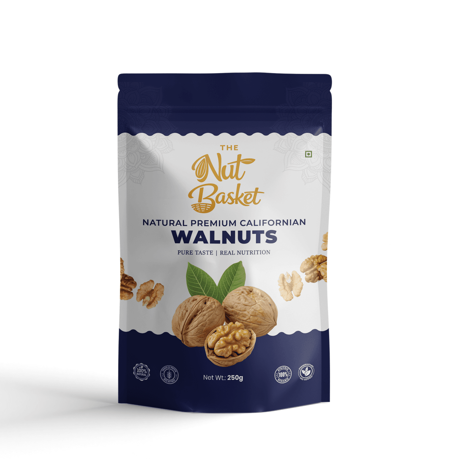 TheNutBasket Natural Walnut Kernels 250gm — main