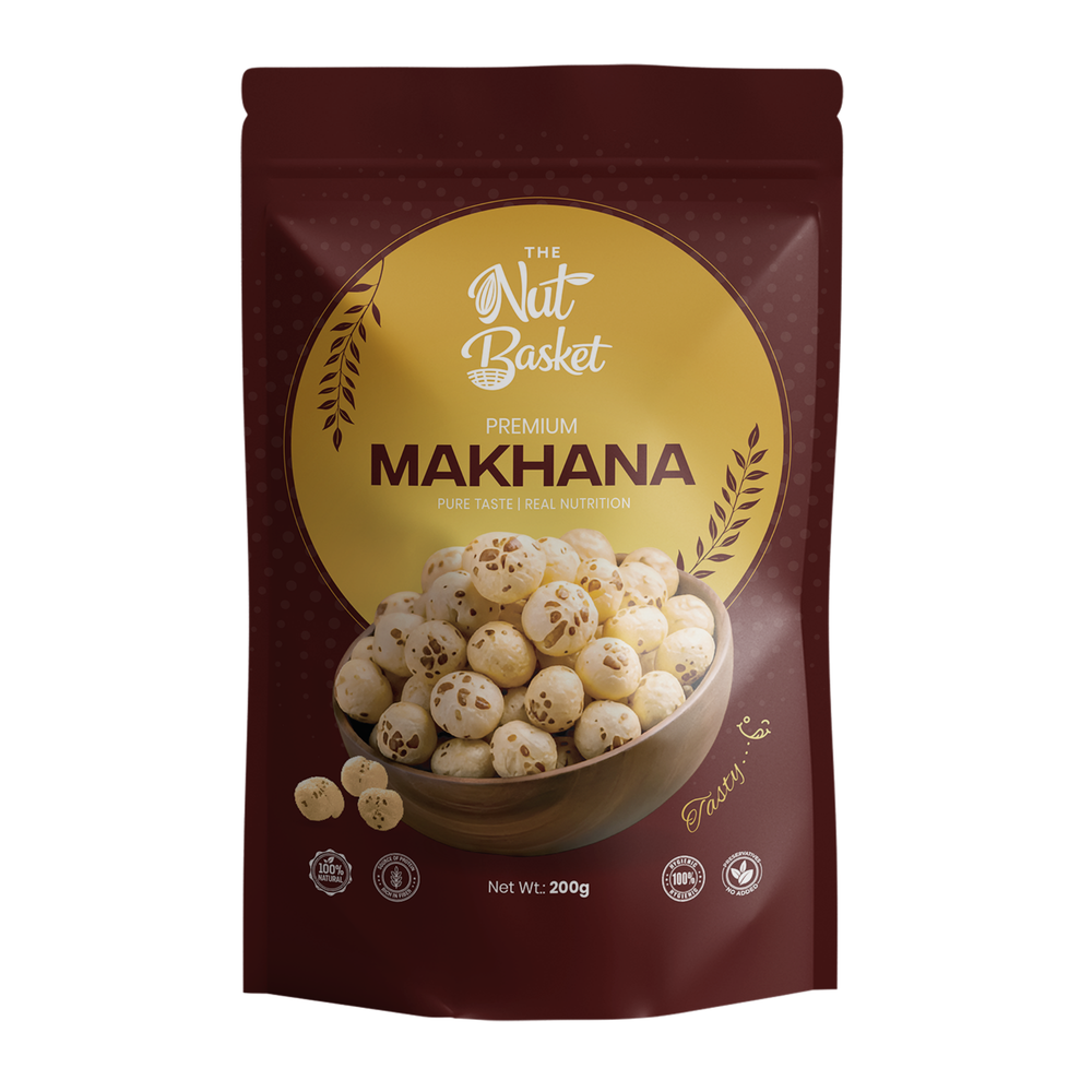 Premium Makhana 200g (Fox Nuts) | Bihar Phool Makhana | THENUTBASKET