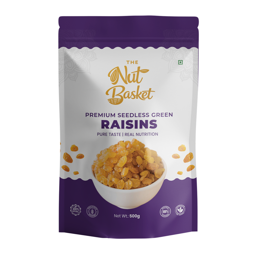 TheNutBasket Premium Golden Raisins 500gm