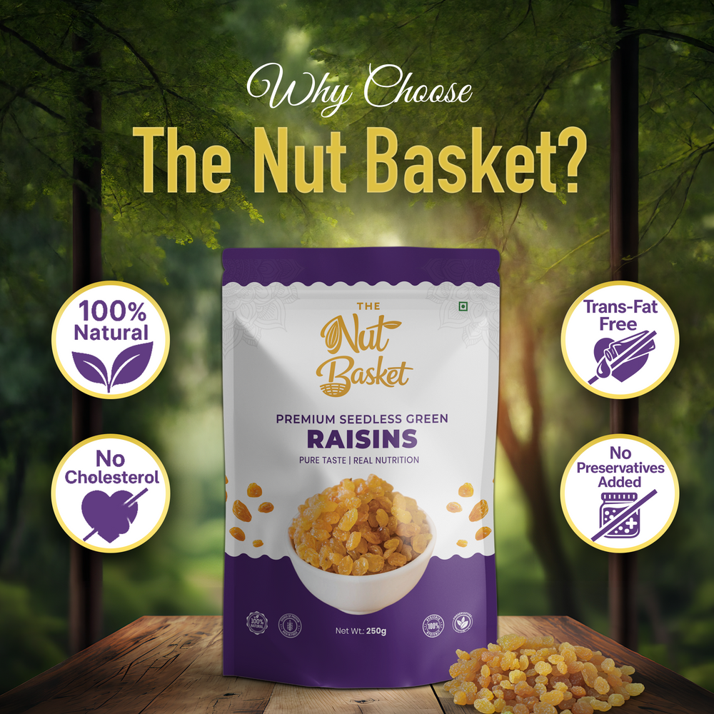 TheNutBasket Premium Golden Raisins 250gm