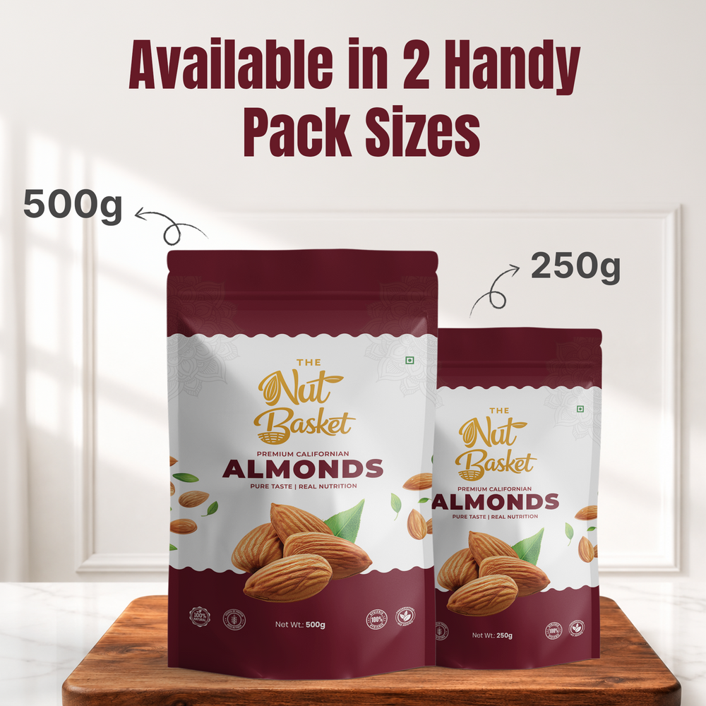 TheNutBasket Premium Almonds 500gm